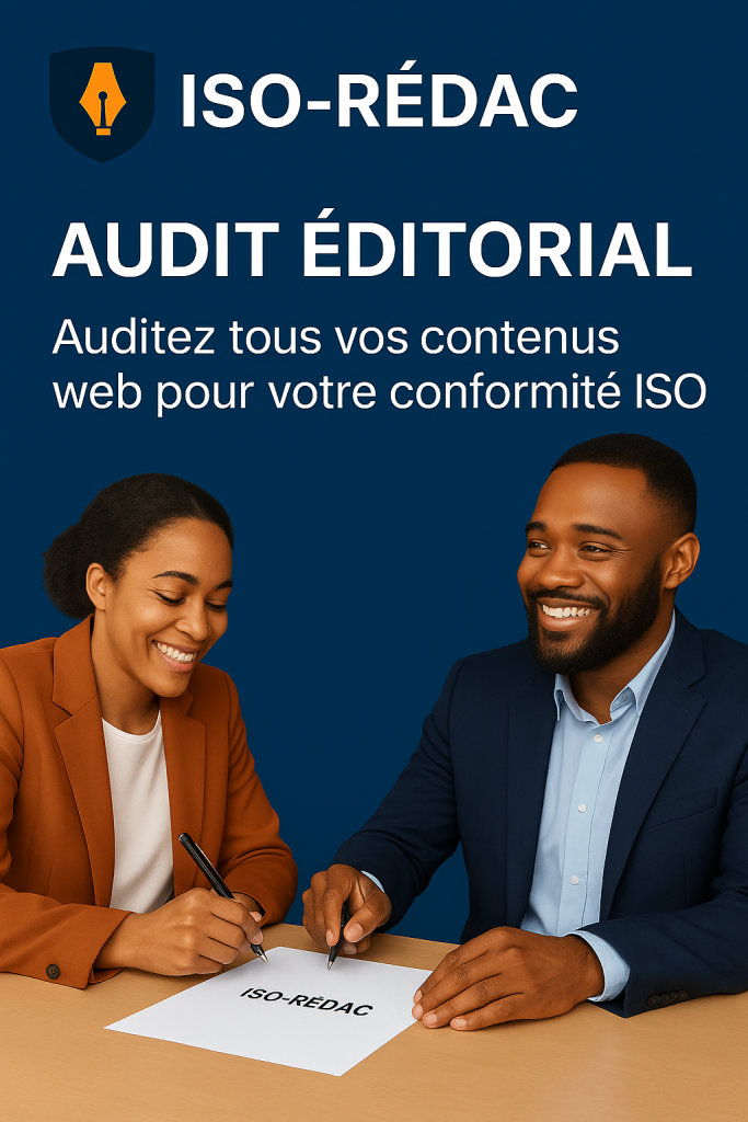 audit éditorial ISO